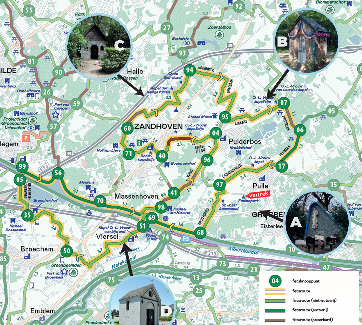 Kapelletjesroute Zandhoven