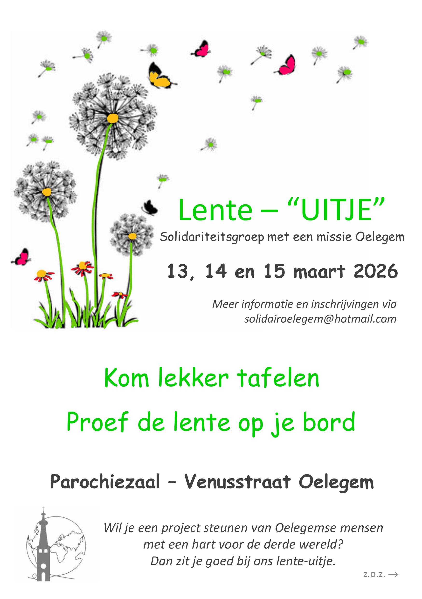 Lente-uitje Oelegem 2026